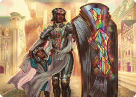 Guardian of New Benalia Art Card [Dominaria United Art Series] | Chromatic Games