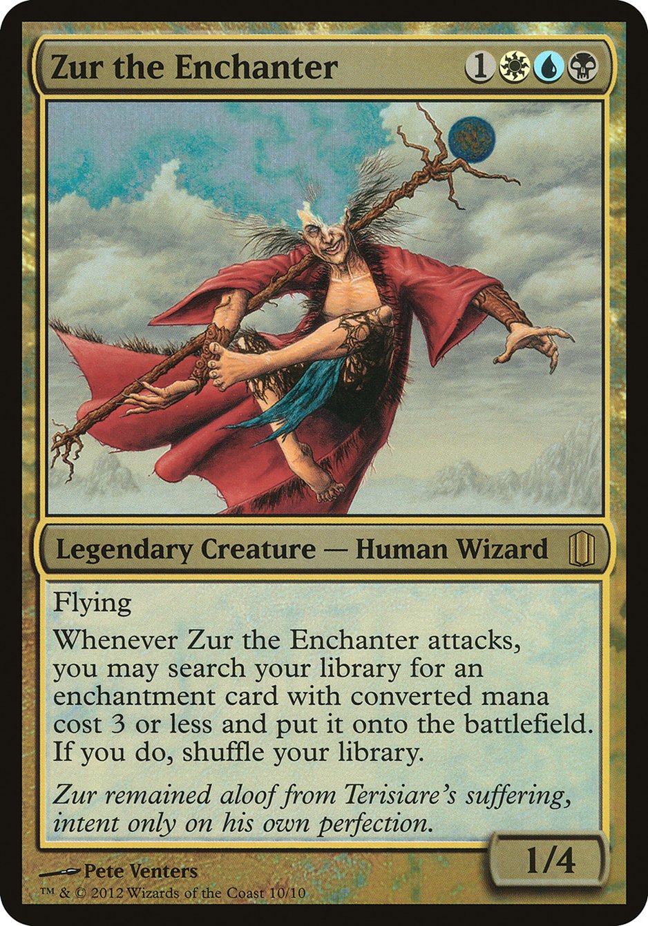 Zur the Enchanter (Oversized) [Commander's Arsenal Oversized] | Chromatic Games