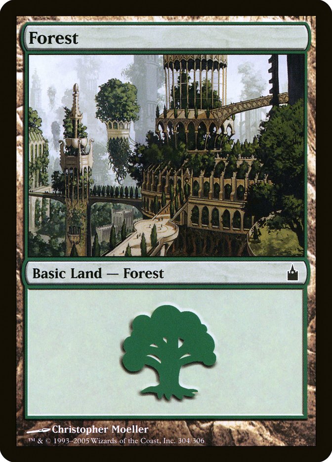 Forest (304) [Ravnica: City of Guilds] | Chromatic Games