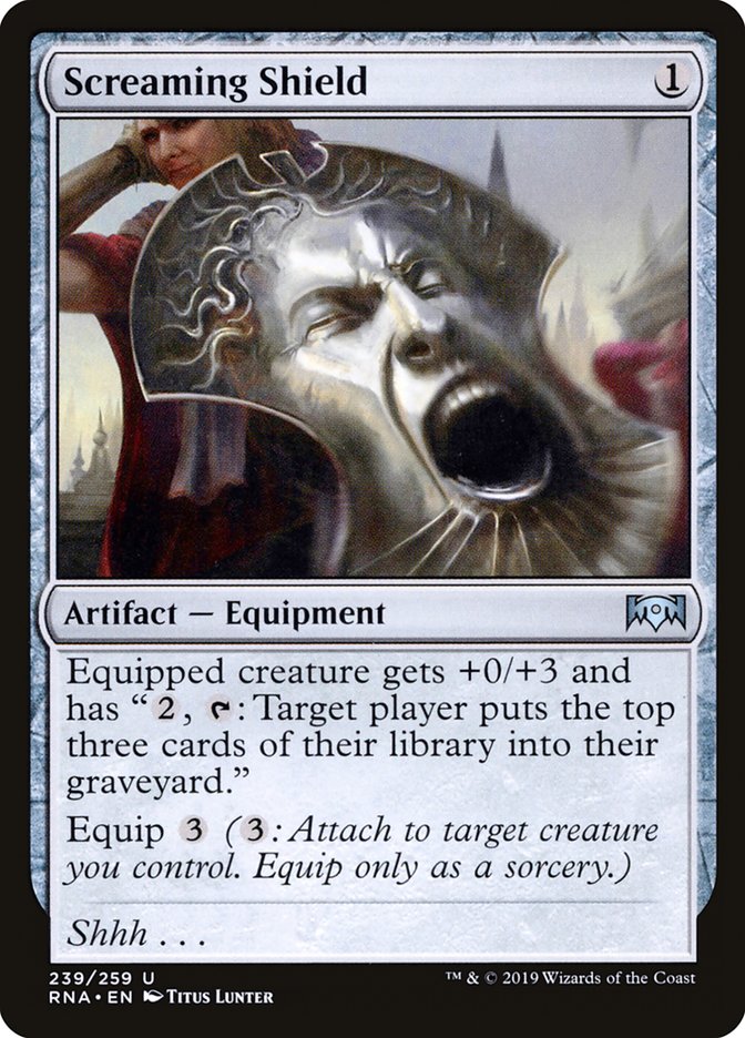 Screaming Shield [Ravnica Allegiance] | Chromatic Games