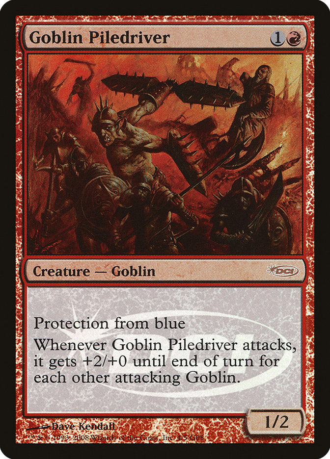 Goblin Piledriver [Judge Gift Cards 2008] | Chromatic Games