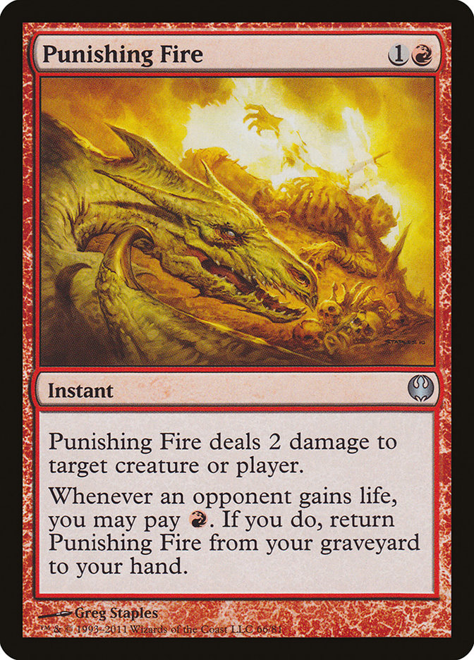 Punishing Fire [Duel Decks: Knights vs. Dragons] | Chromatic Games