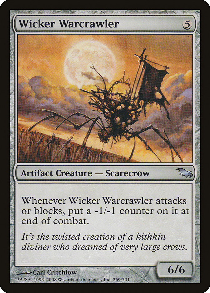 Wicker Warcrawler [Shadowmoor] | Chromatic Games