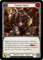 Thunder Quake (Red) [EVR024] (Everfest)  1st Edition Rainbow Foil | Chromatic Games