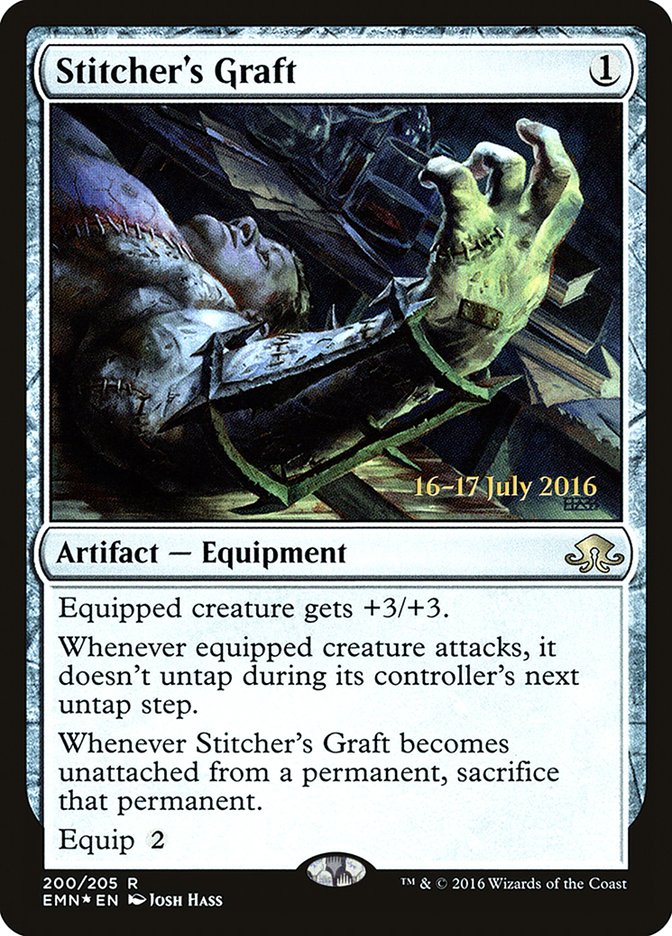 Stitcher's Graft [Eldritch Moon Prerelease Promos] | Chromatic Games