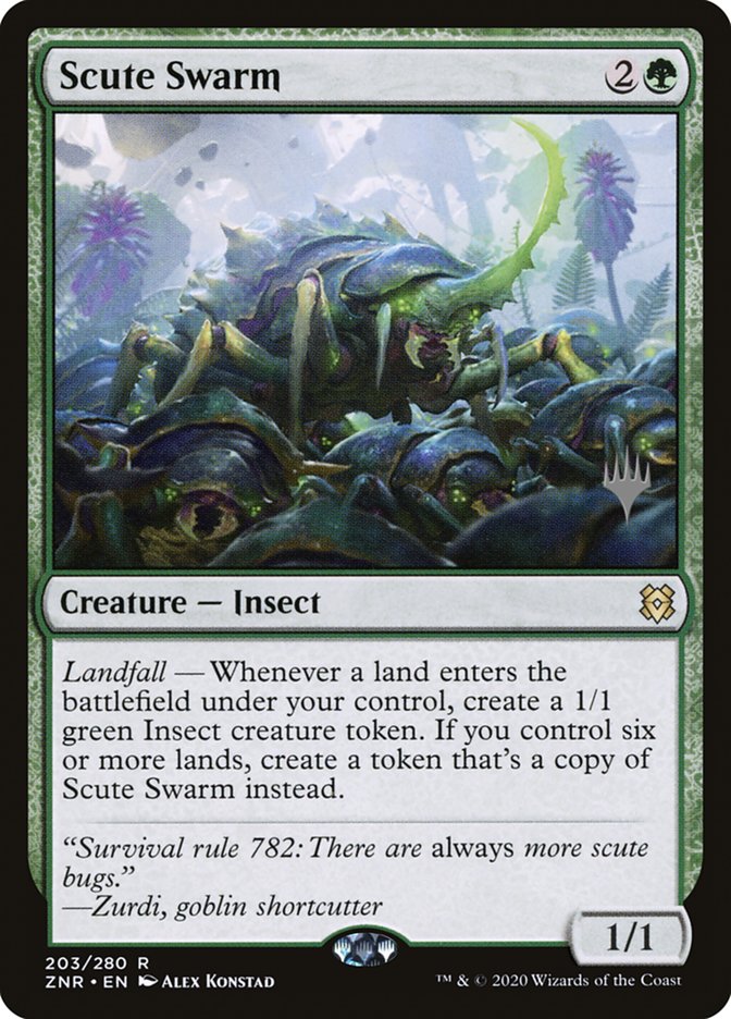 Scute Swarm (Promo Pack) [Zendikar Rising Promos] | Chromatic Games