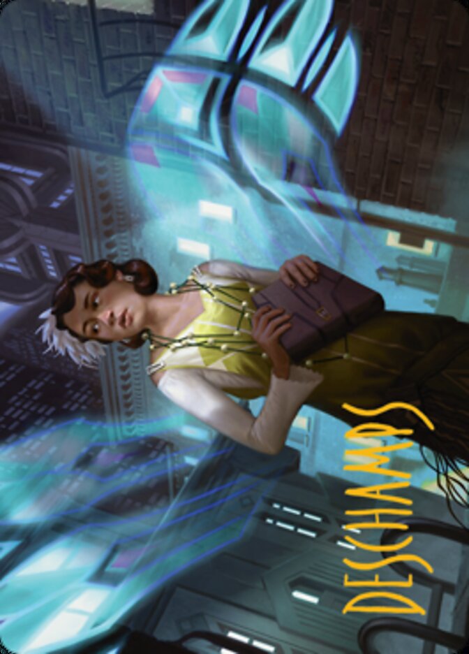 Giada, Font of Hope 1 Art Card (Gold-Stamped Signature) [Streets of New Capenna Art Series] | Chromatic Games