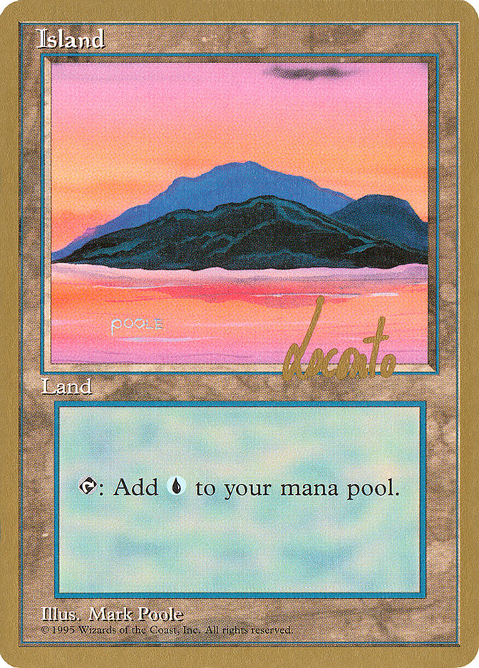 Island (ml369) (Michael Loconto) [Pro Tour Collector Set] | Chromatic Games