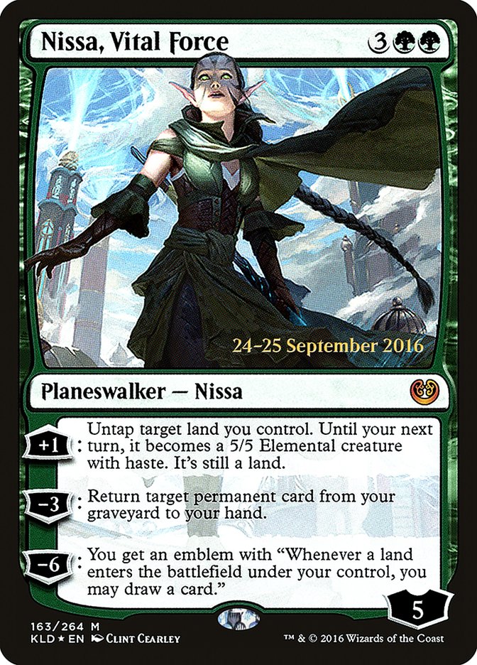 Nissa, Vital Force [Kaladesh Prerelease Promos] | Chromatic Games