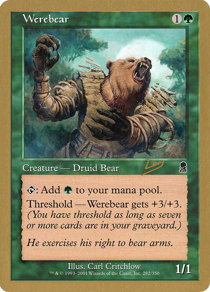 Werebear (Raphael Levy) [World Championship Decks 2002] | Chromatic Games