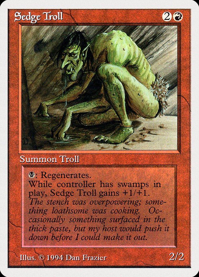 Sedge Troll [Summer Magic / Edgar] | Chromatic Games