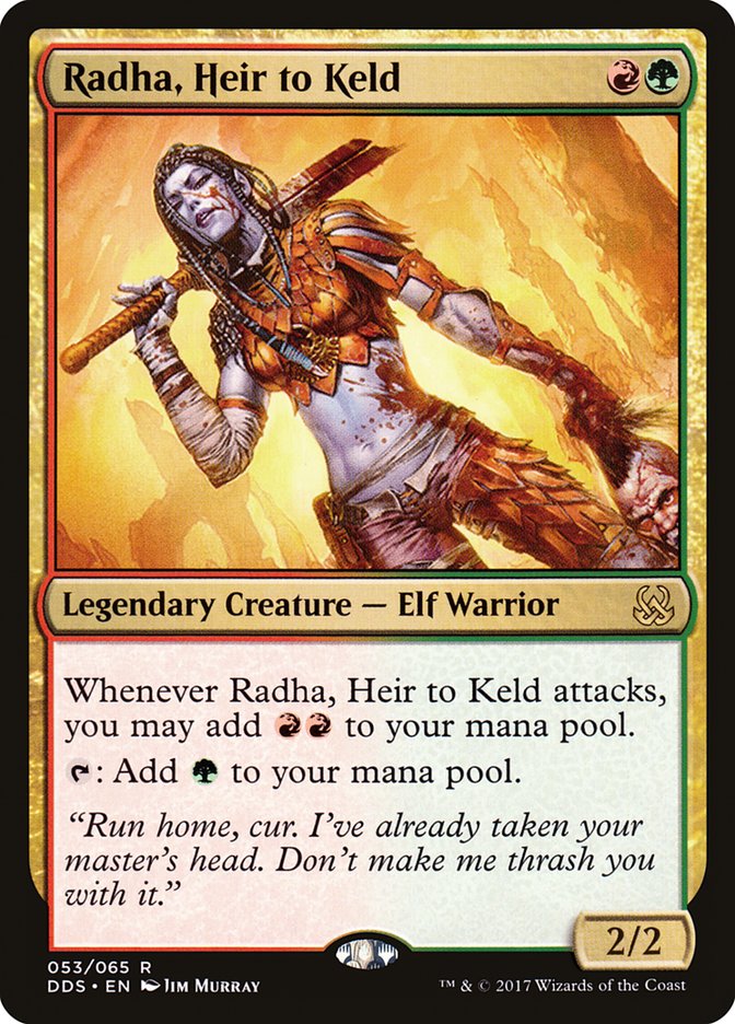 Radha, Heir to Keld [Duel Decks: Mind vs. Might] | Chromatic Games