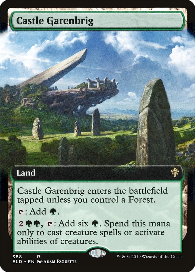 Castle Garenbrig (Extended Art) [Throne of Eldraine] | Chromatic Games