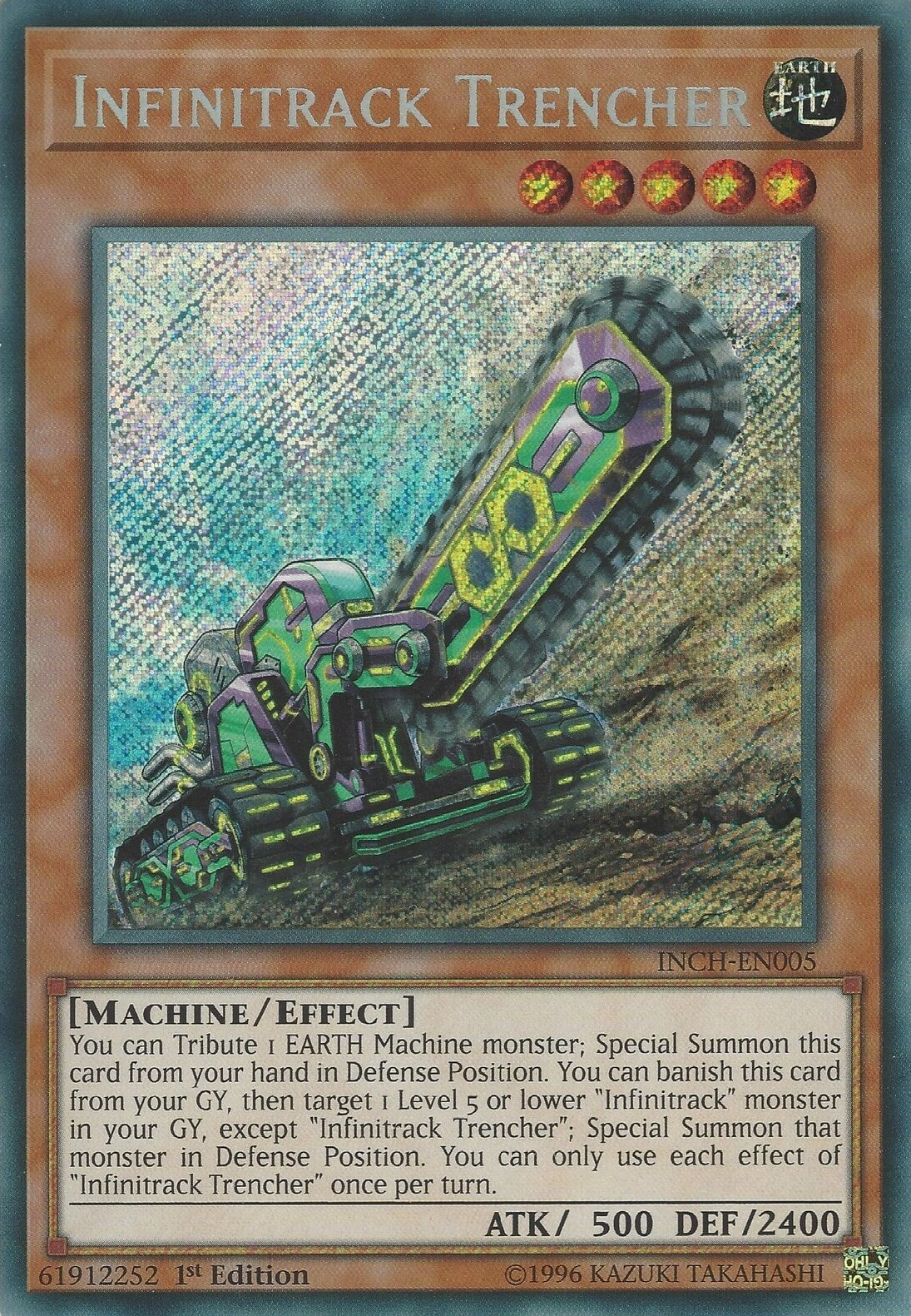 Infinitrack Trencher [INCH-EN005] Secret Rare | Chromatic Games