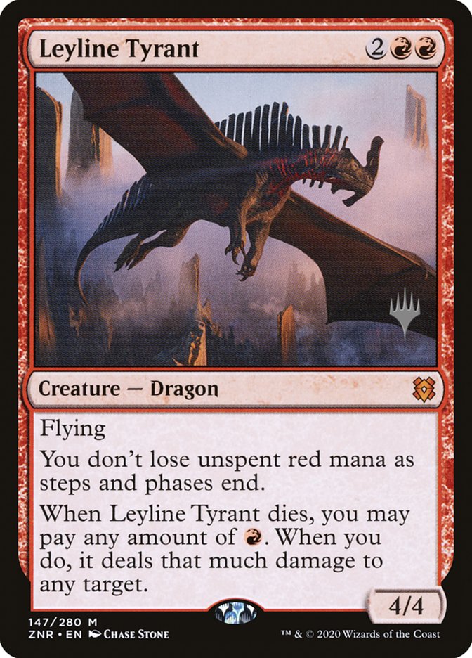 Leyline Tyrant (Promo Pack) [Zendikar Rising Promos] | Chromatic Games