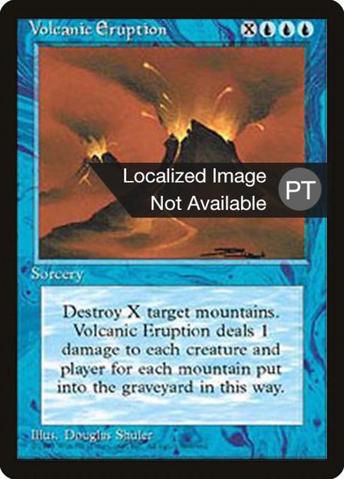 Volcanic Eruption [Fourth Edition (Foreign Black Border)] | Chromatic Games