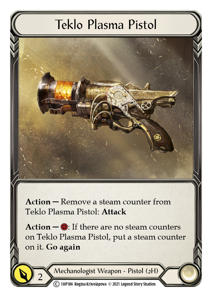 Teklo Plasma Pistol [1HP184] (History Pack 1) | Chromatic Games