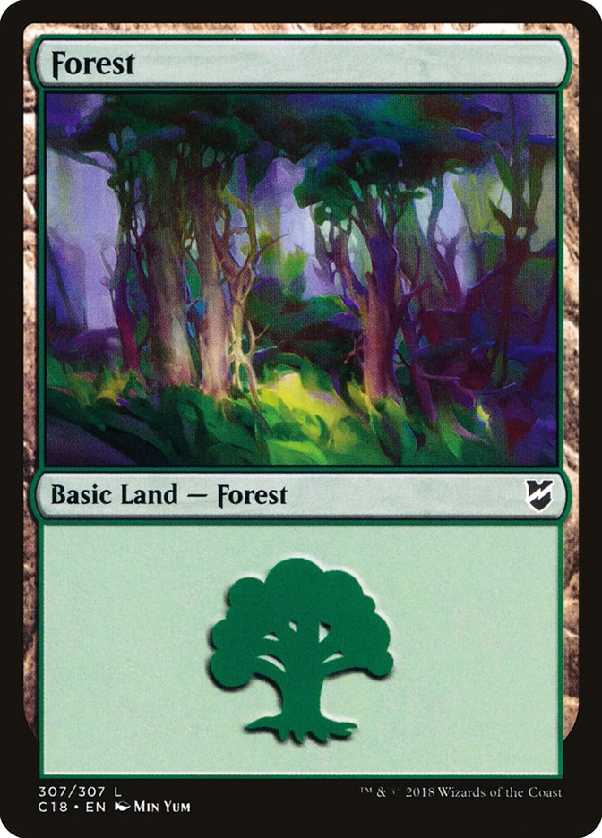 Forest (307) [Commander 2018] | Chromatic Games