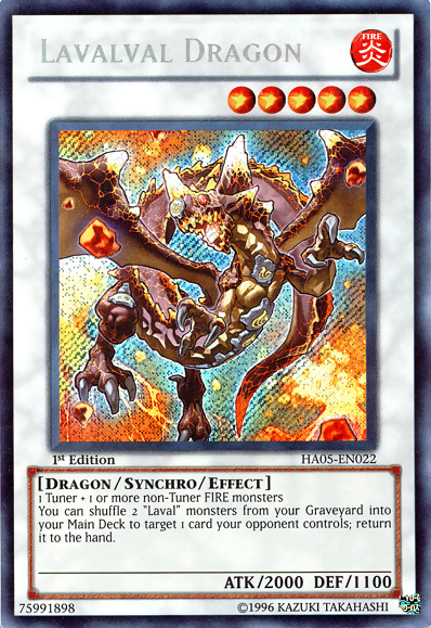 Lavalval Dragon [HA05-EN022] Secret Rare | Chromatic Games