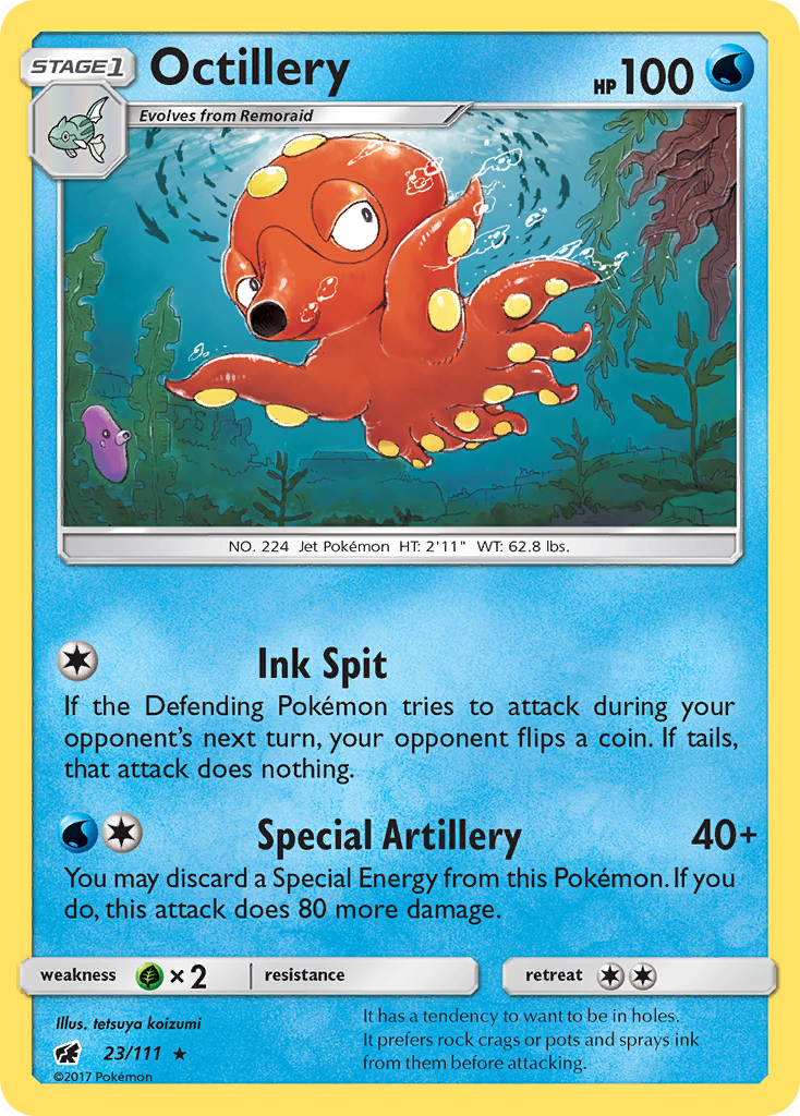 Octillery (23/111) [Sun & Moon: Crimson Invasion] | Chromatic Games