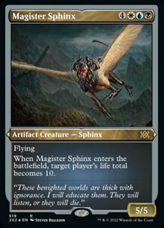 Magister Sphinx (Foil Etched) [Double Masters 2022] | Chromatic Games