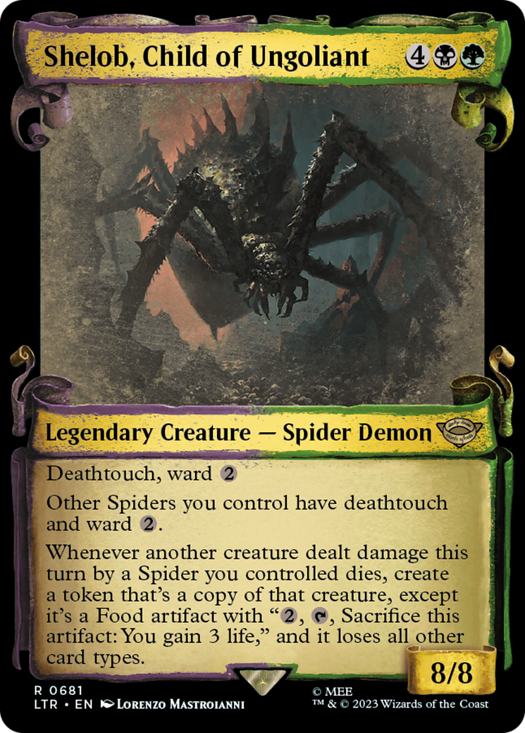 Shelob, Child of Ungoliant [The Lord of the Rings: Tales of Middle-Earth Showcase Scrolls] | Chromatic Games