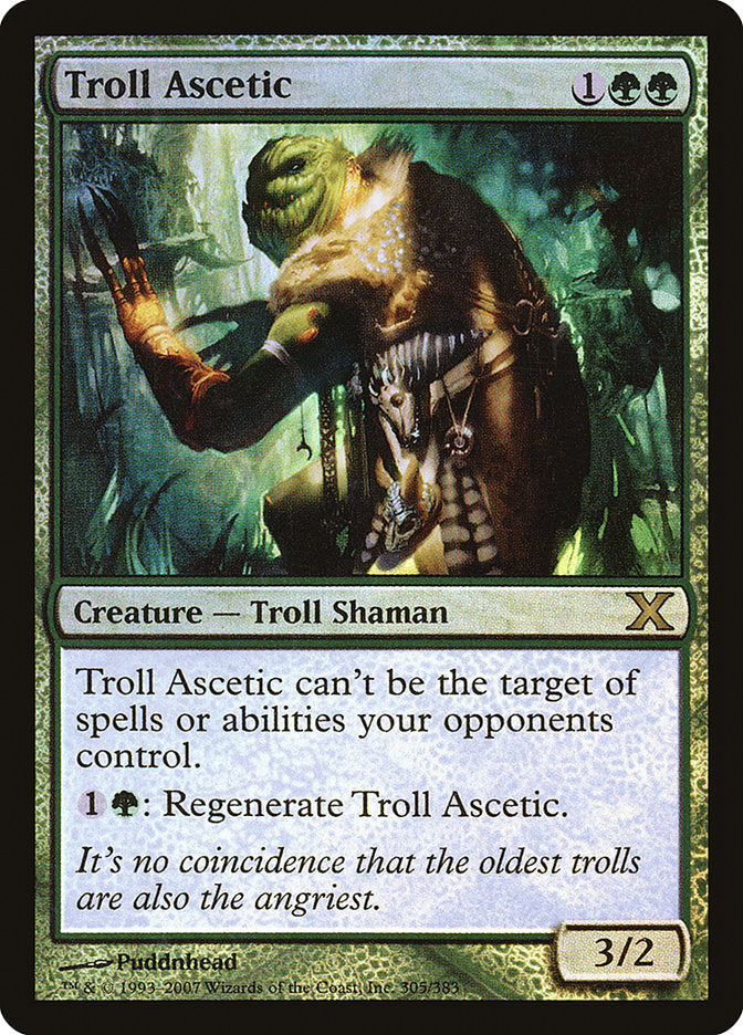 Troll Ascetic (Premium Foil) [Tenth Edition] | Chromatic Games