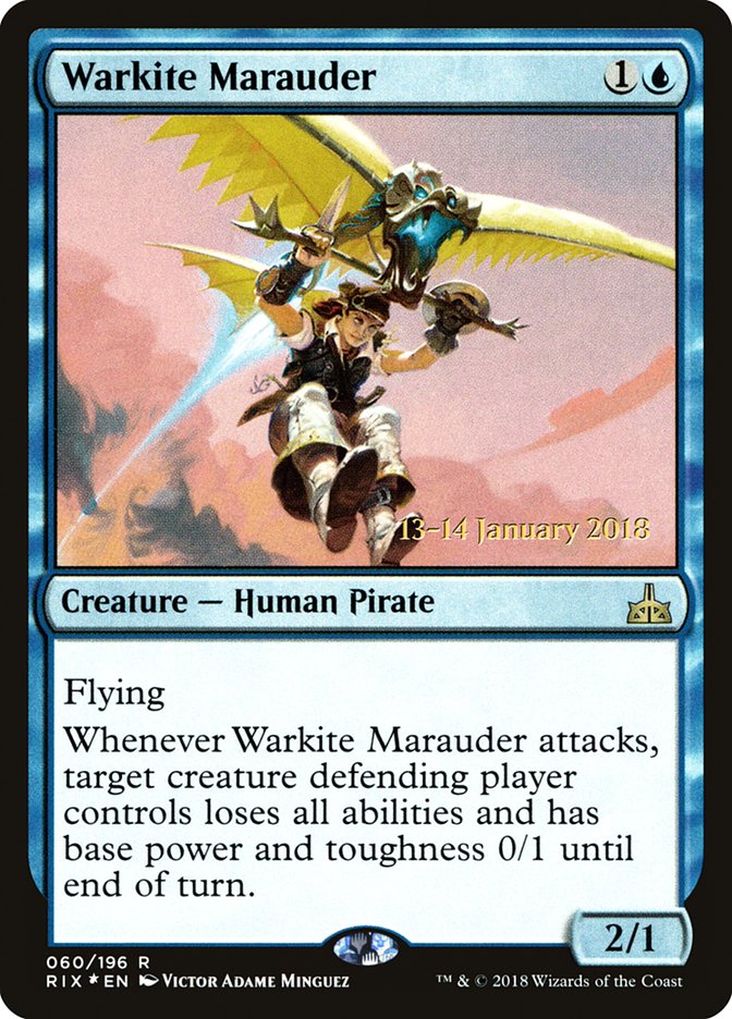 Warkite Marauder [Rivals of Ixalan Prerelease Promos] | Chromatic Games