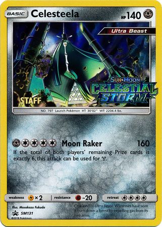 Celesteela (Staff Prerelease Promo) [SM Black Star Promos] | Chromatic Games