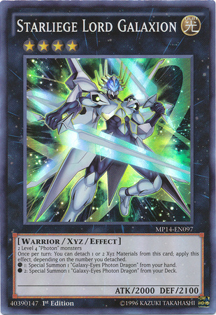 Starliege Lord Galaxion [MP14-EN097] Super Rare | Chromatic Games