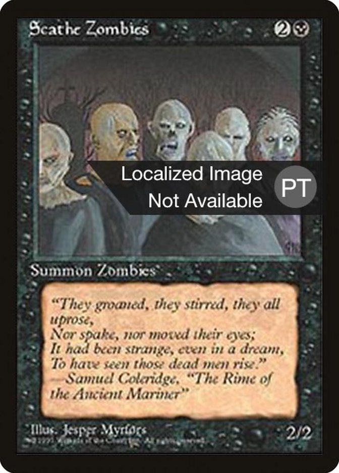 Scathe Zombies [Fourth Edition (Foreign Black Border)] | Chromatic Games