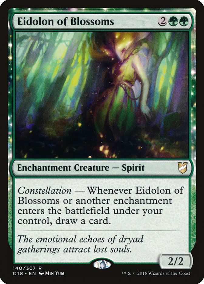 Eidolon of Blossoms [Commander 2018] | Chromatic Games