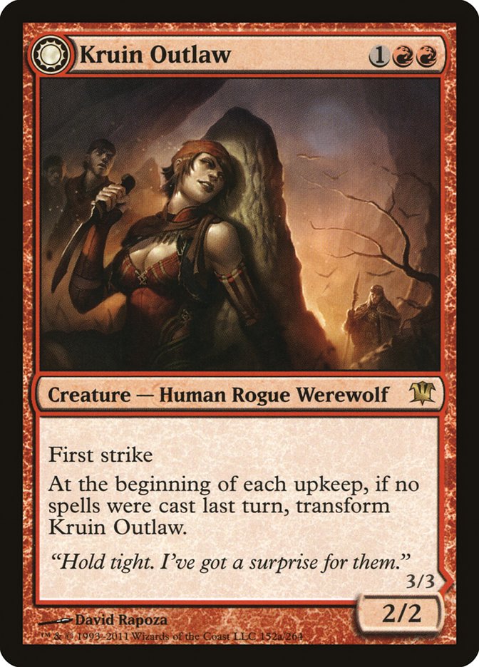 Kruin Outlaw // Terror of Kruin Pass [Innistrad] | Chromatic Games