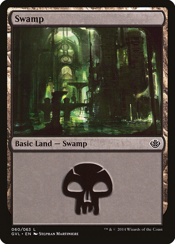 Swamp (60) (Garruk vs. Liliana) [Duel Decks Anthology] | Chromatic Games