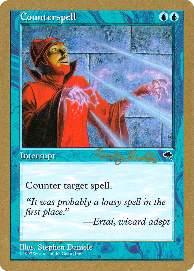 Counterspell (Randy Buehler) [World Championship Decks 1998] | Chromatic Games