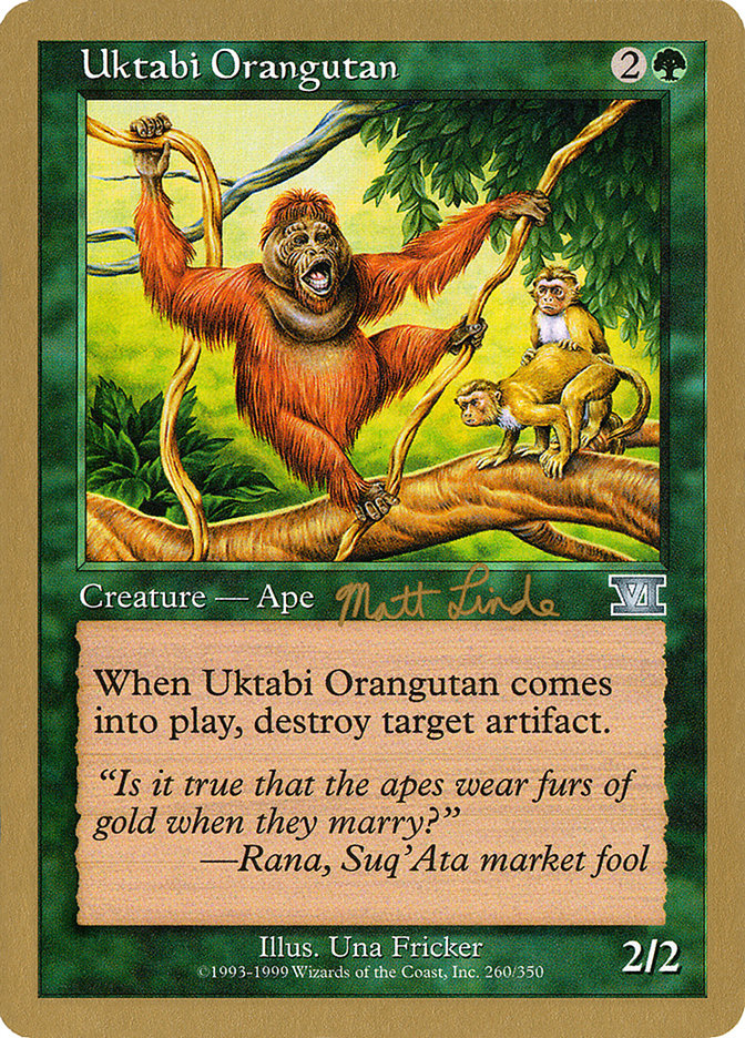 Uktabi Orangutan (Matt Linde) [World Championship Decks 1999] | Chromatic Games