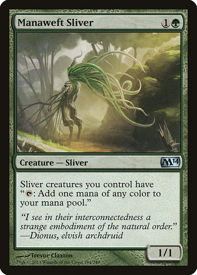 Manaweft Sliver [Magic 2014] | Chromatic Games