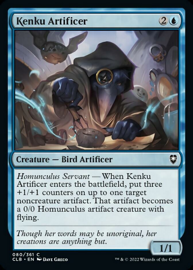 Kenku Artificer [Commander Legends: Battle for Baldur's Gate] | Chromatic Games