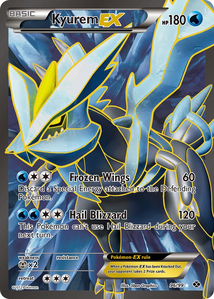 Kyurem EX (96/99) [Black & White: Next Destinies] | Chromatic Games