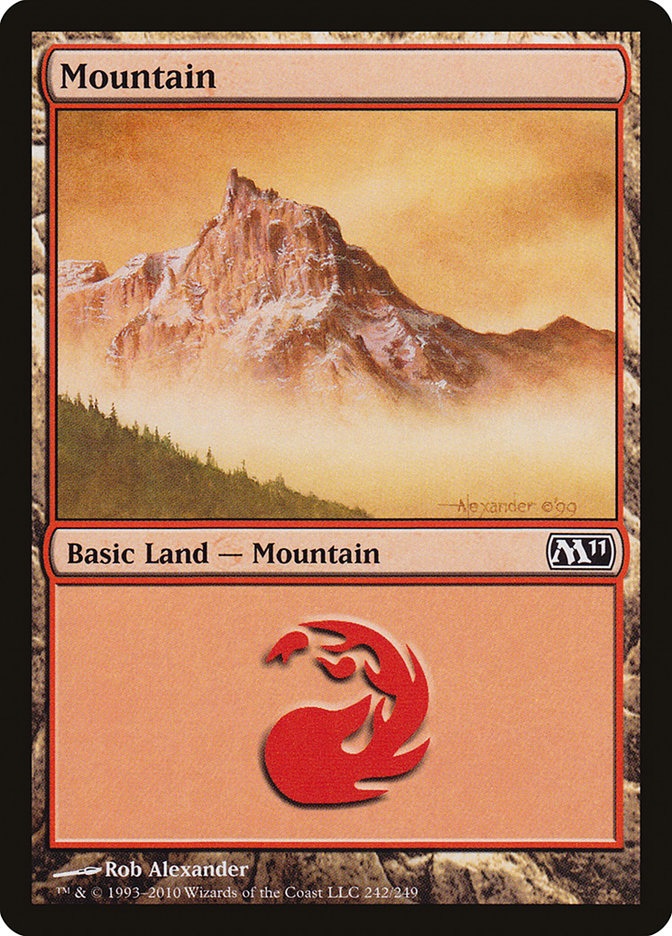 Mountain (242) [Magic 2011] | Chromatic Games