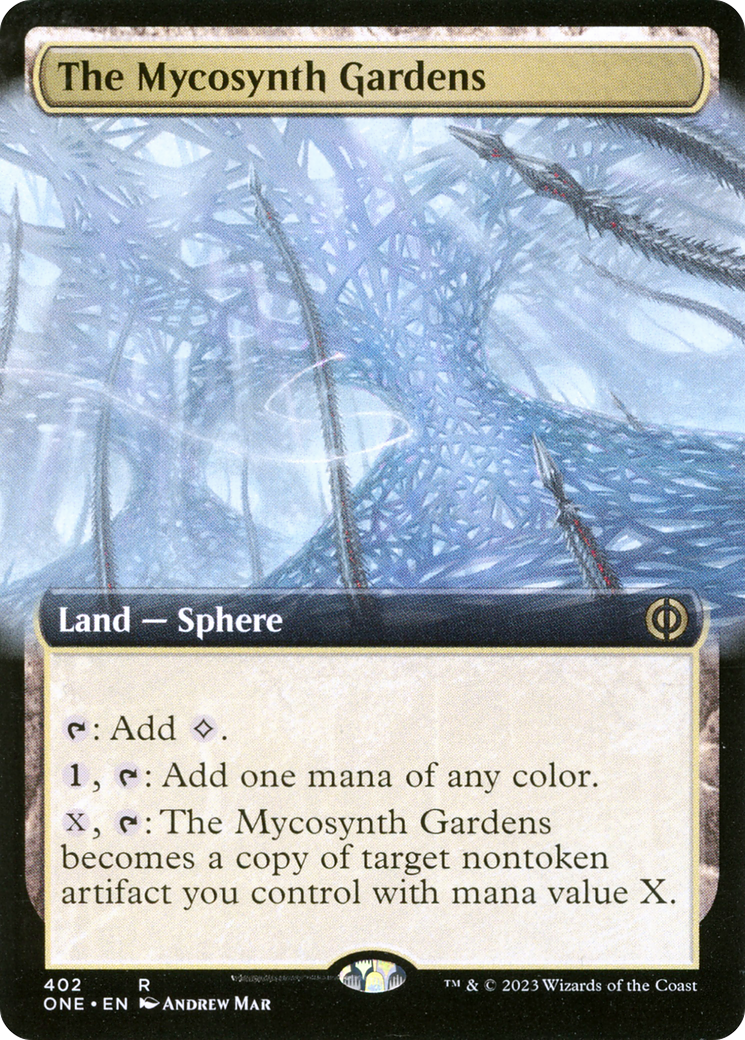 The Mycosynth Gardens (Extended Art) [Phyrexia: All Will Be One] | Chromatic Games