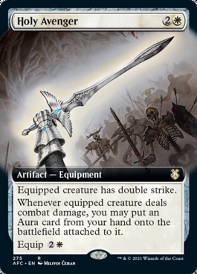 Holy Avenger (Extended Art) [Dungeons & Dragons: Adventures in the Forgotten Realms Commander] | Chromatic Games
