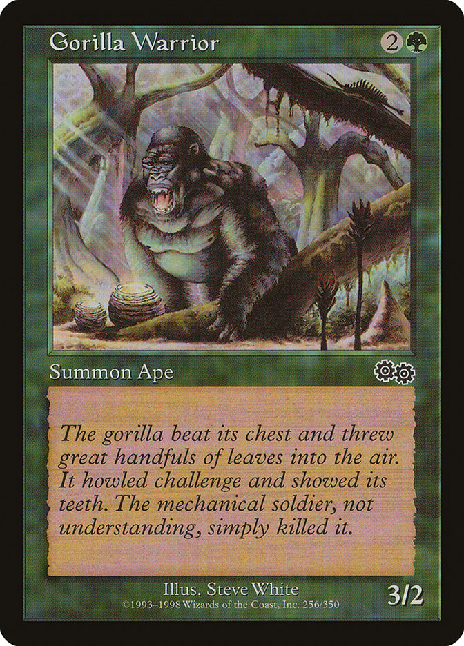 Gorilla Warrior [Urza's Saga] | Chromatic Games