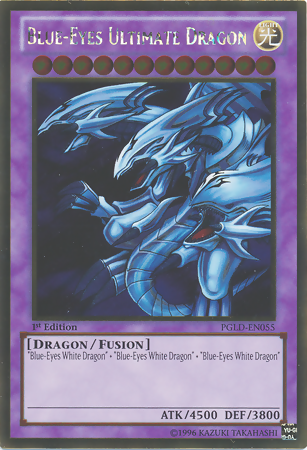 Blue-Eyes Ultimate Dragon [PGLD-EN055] Gold Rare | Chromatic Games