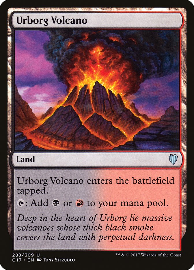 Urborg Volcano [Commander 2017] | Chromatic Games