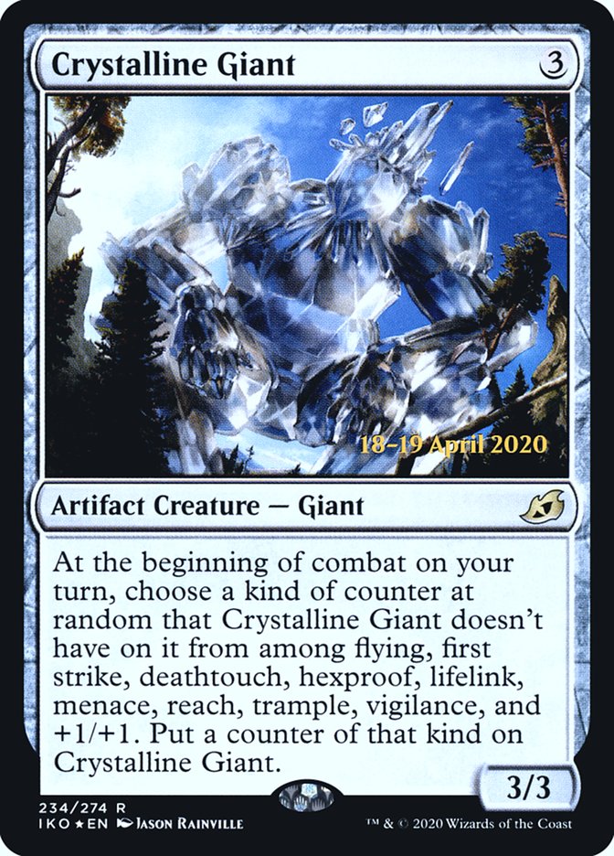 Crystalline Giant [Ikoria: Lair of Behemoths Prerelease Promos] | Chromatic Games