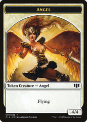 Angel // Cat Double-Sided Token [Commander 2014 Tokens] | Chromatic Games