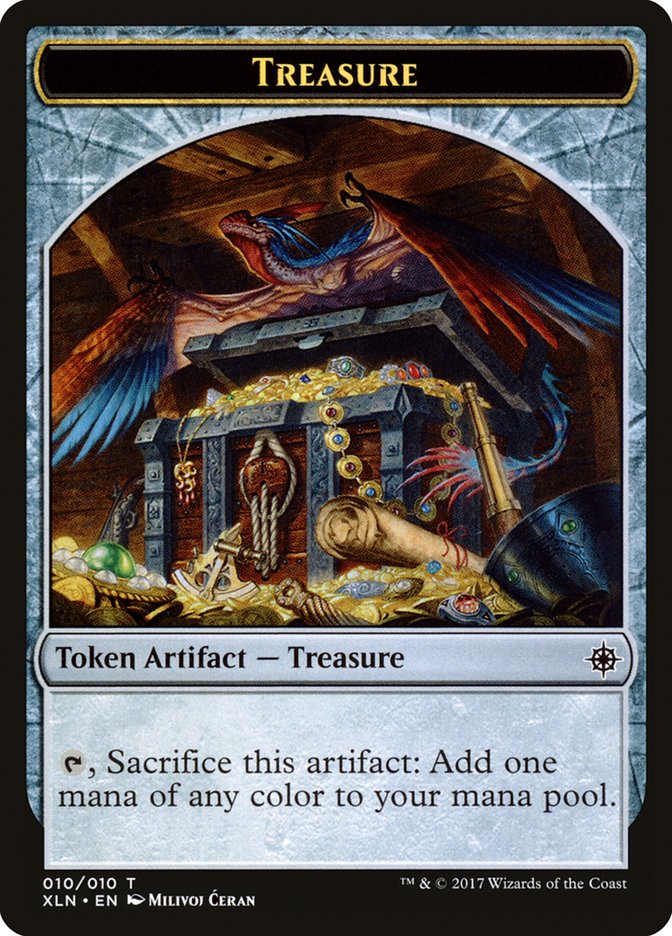 Treasure Token (010/010) [Ixalan Tokens] | Chromatic Games