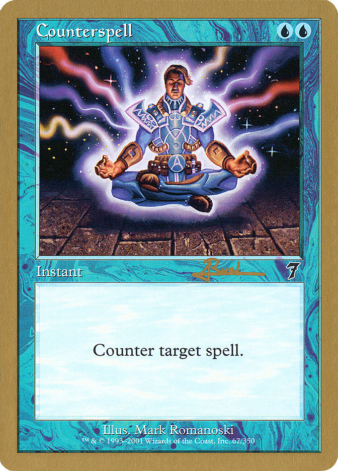 Counterspell (Antoine Ruel) (7ED) [World Championship Decks 2001] | Chromatic Games