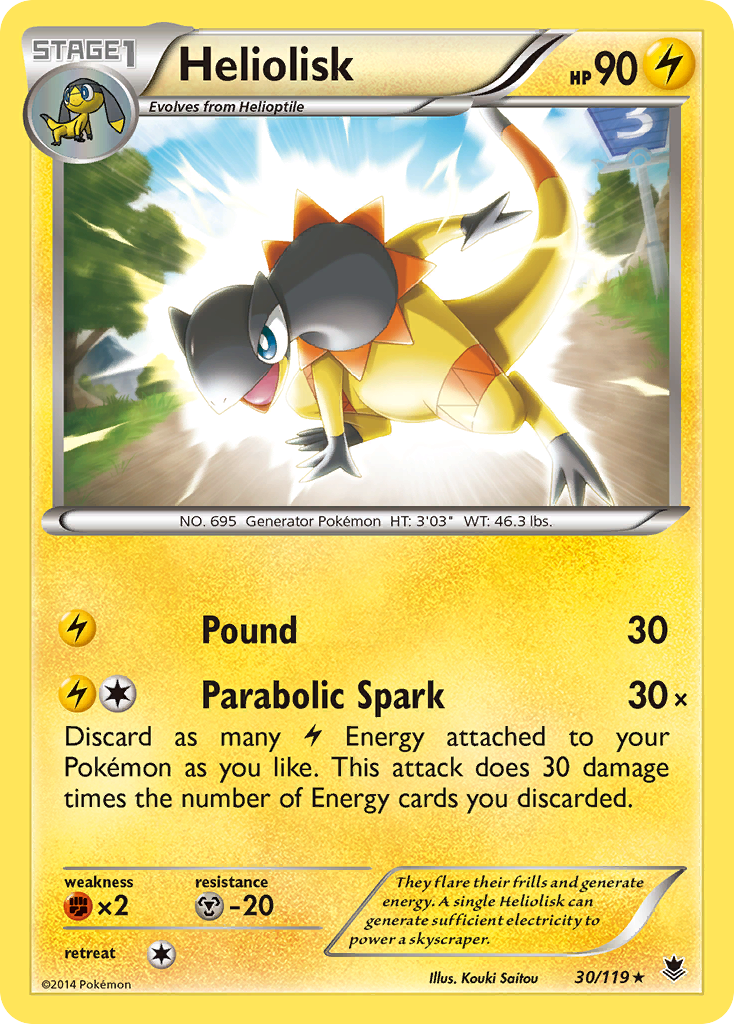 Heliolisk (30/119) [XY: Phantom Forces] | Chromatic Games